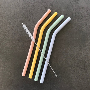 Ever Eco - Silicone Drinking Straws - 4 Pack