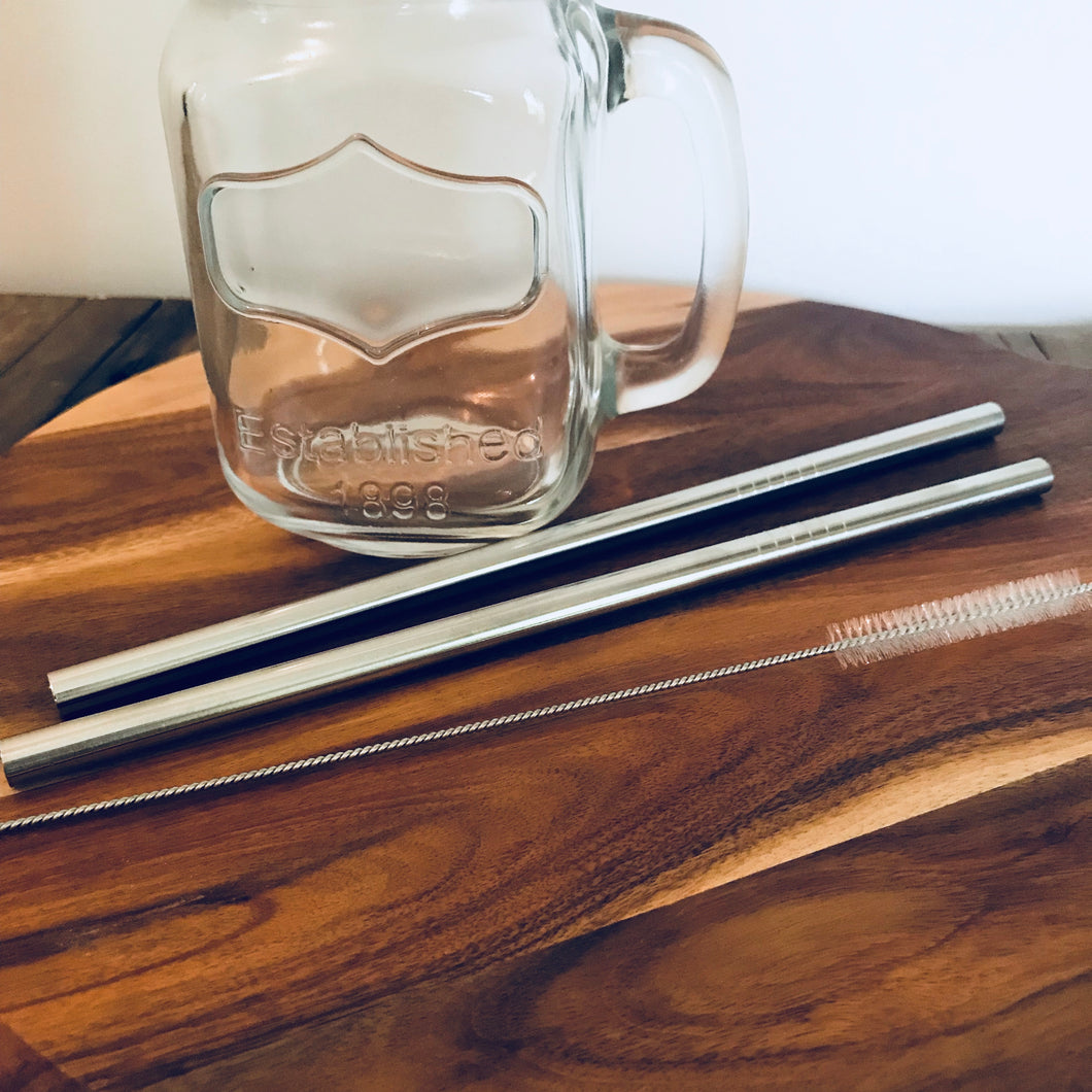 Ever Eco - Stainless Steel Straws - 2 Pack